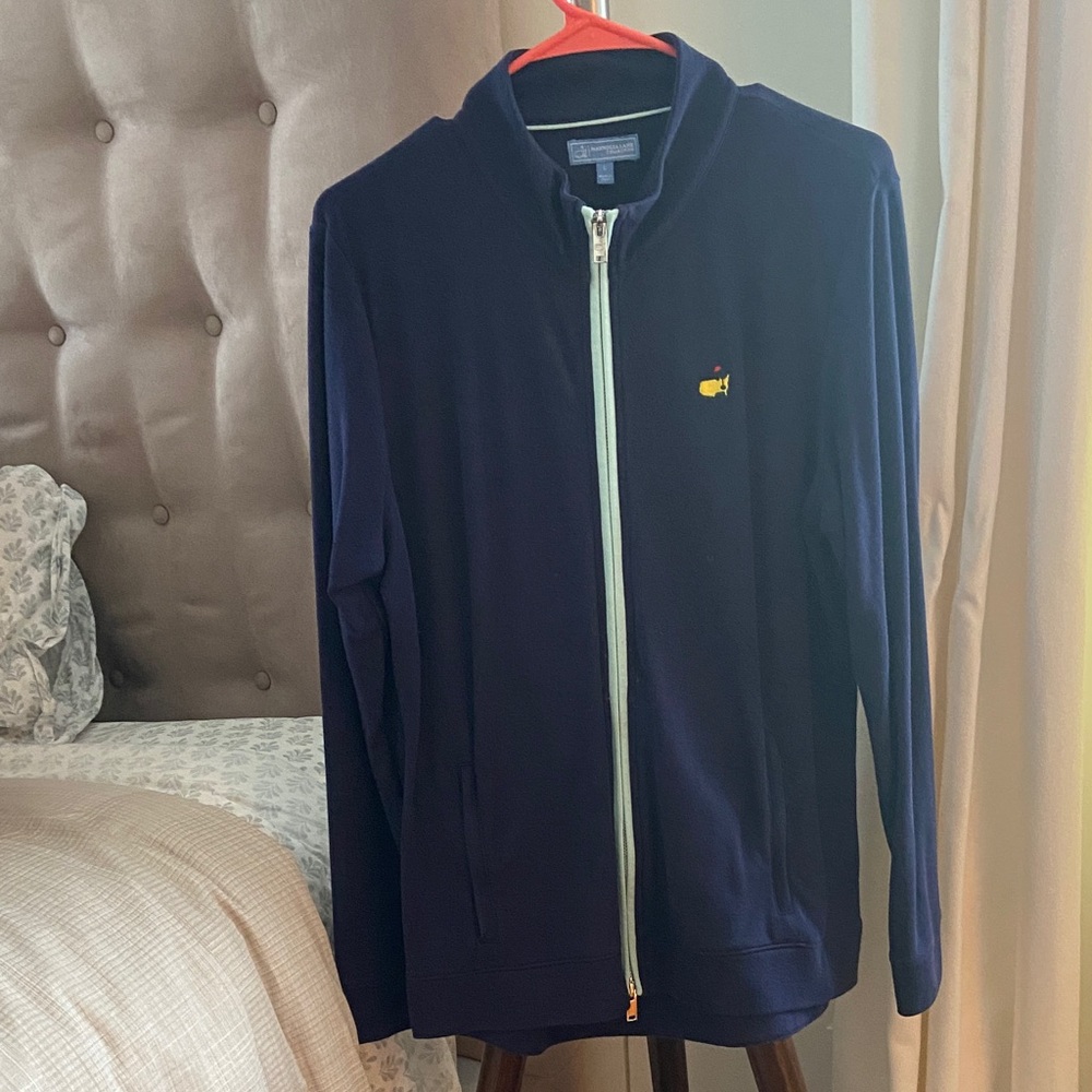 Masters Magnolia Lane Navy Blue Zip-Up Jacket
